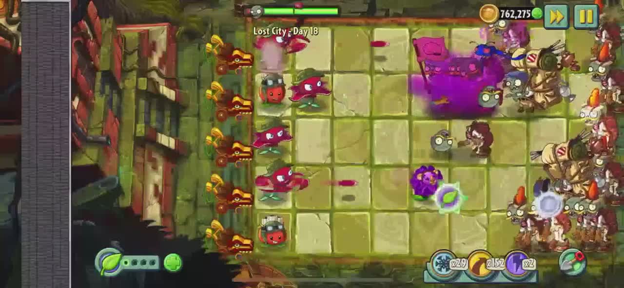 Plants vs Zombies 2 Lost City - Day 18