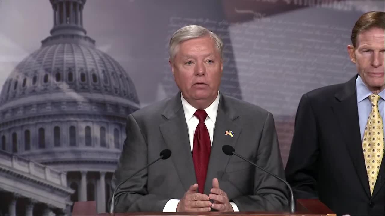 Sen. Lindsey Graham, R-S.C., holds a press conference