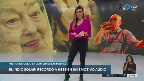 El Indio Solari recordó a Hebe en un emotivo audio