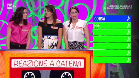 RAIUNO - Reazione A Catena-La Catena Musicale (17/09/2017)