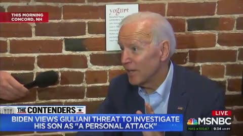 oe Biden Falsely Claims Hunter Never Contacted Anyone In The Government