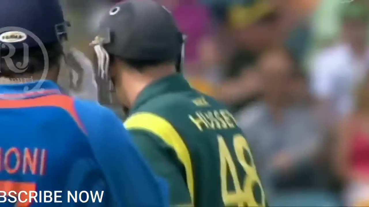 Cricketers fighting parody