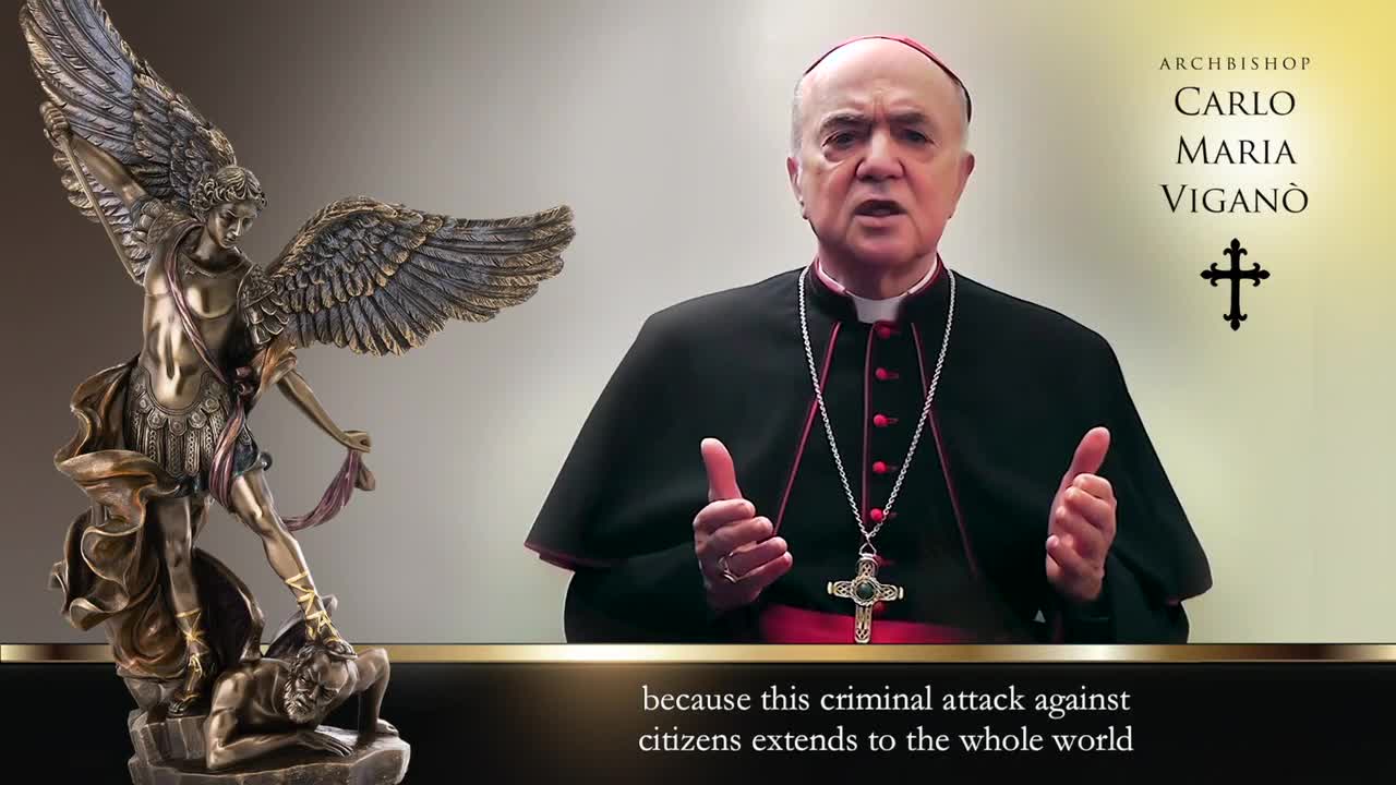 Archbishop Carlo Maria Vigano Calls for Resistance Against New World Order