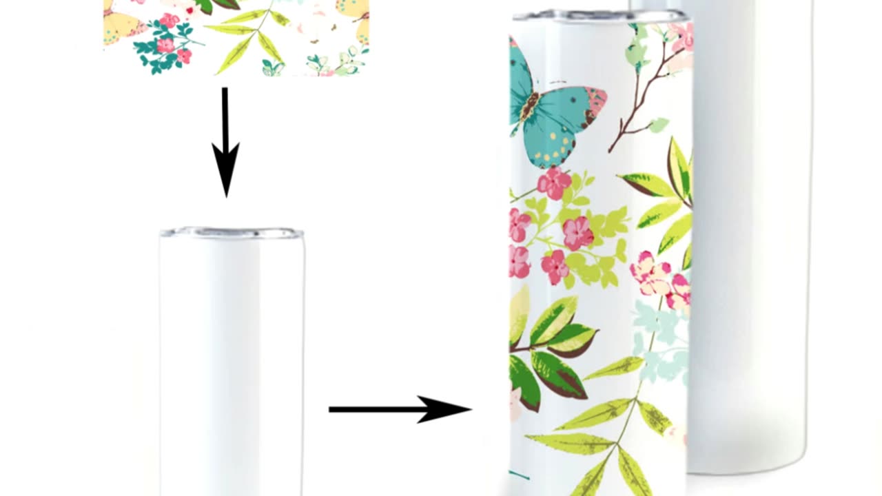 20oz 30oz Sublimation Blanks Straight Skinny Tumbler