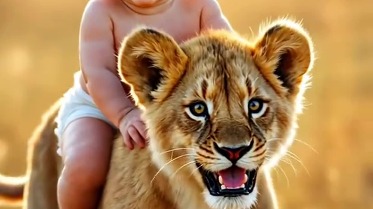 Cute babies with little animals ️️ #baby #cutebaby #cute #bestoftiktok #fyp #viral_video #viral