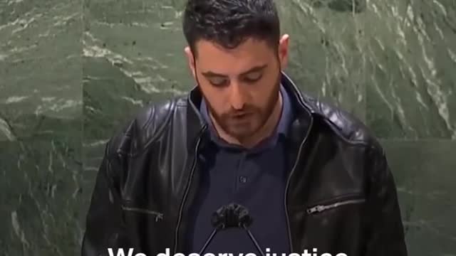 Mohammed el Kurd gives speech at the UN on Palestinian freedom