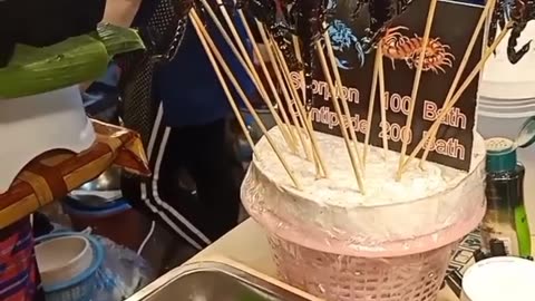 Exotic food in Thailand