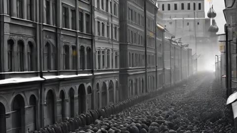 The Parade of the Vanquished in Moscow