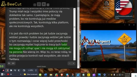 X22 RAPORT🔴3036b DS] wpadł w ruchome piaski, wystarczy, robi się gorąco, ingerencja w wybory