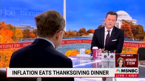MSNBC Forced To Acknowledge Inflation Is Destroying Thanksgiving