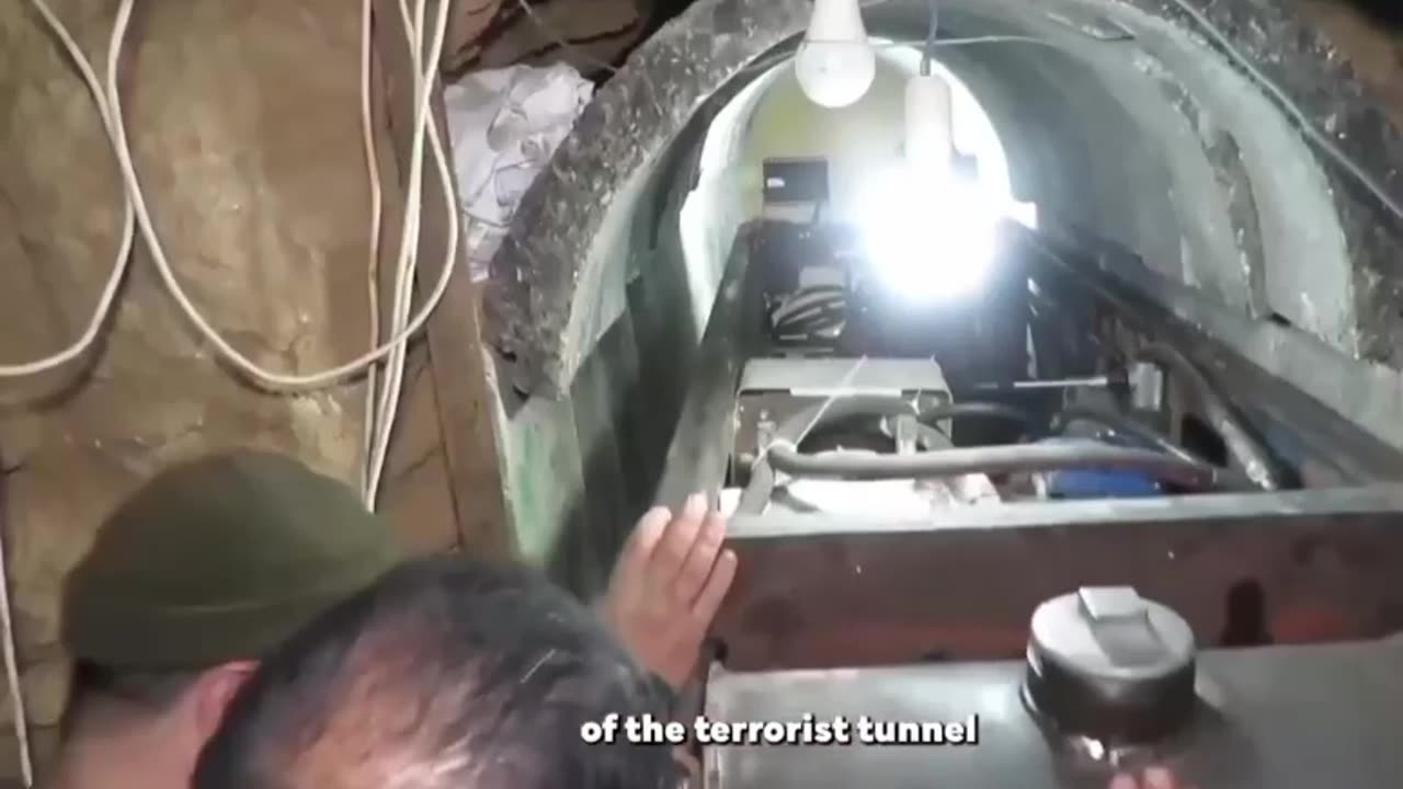 IDF footage from inside of tunnels