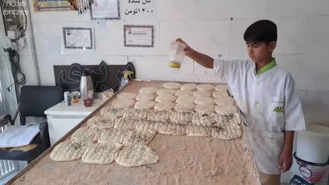 13 Years Old Baker!!! He Is So Fast And Smart In Baking Bread| Cooking Barbari Bread