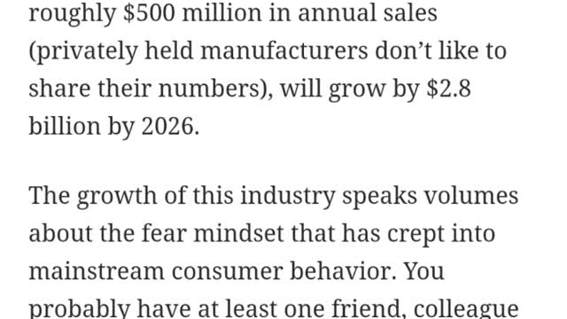 Preppers AREN'T the CRAZY ones anymore....