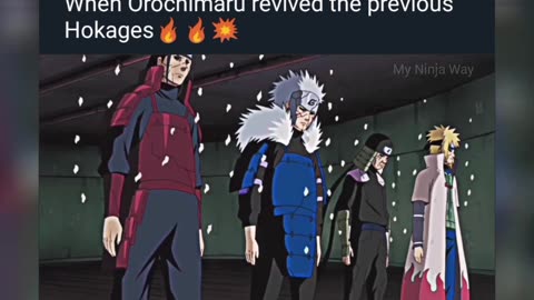 Orochimaru revive previous Hokages