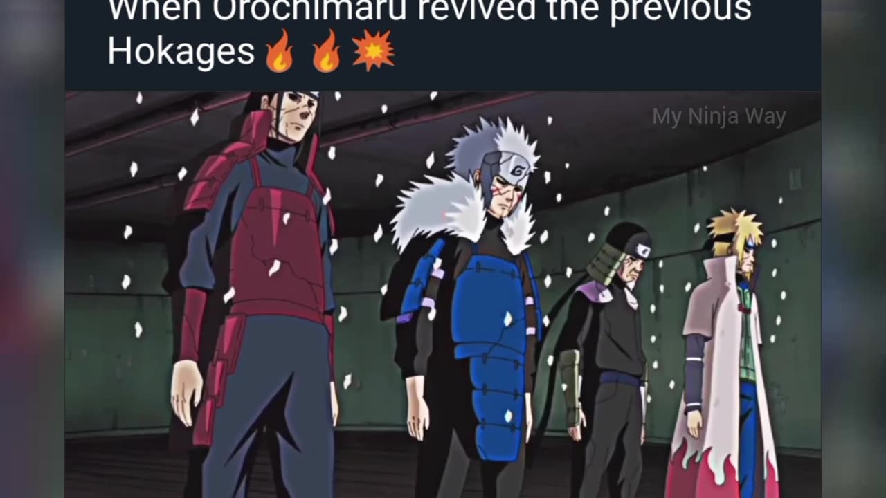 Orochimaru revive previous Hokages