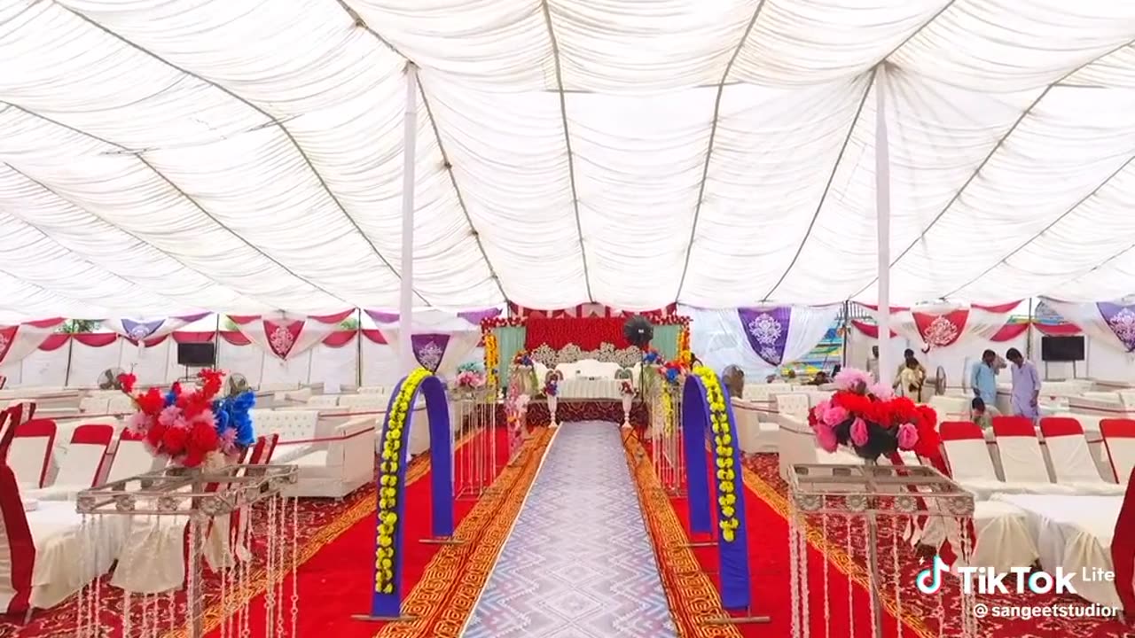 Pakistani Marriage Hall System with saraiki Song