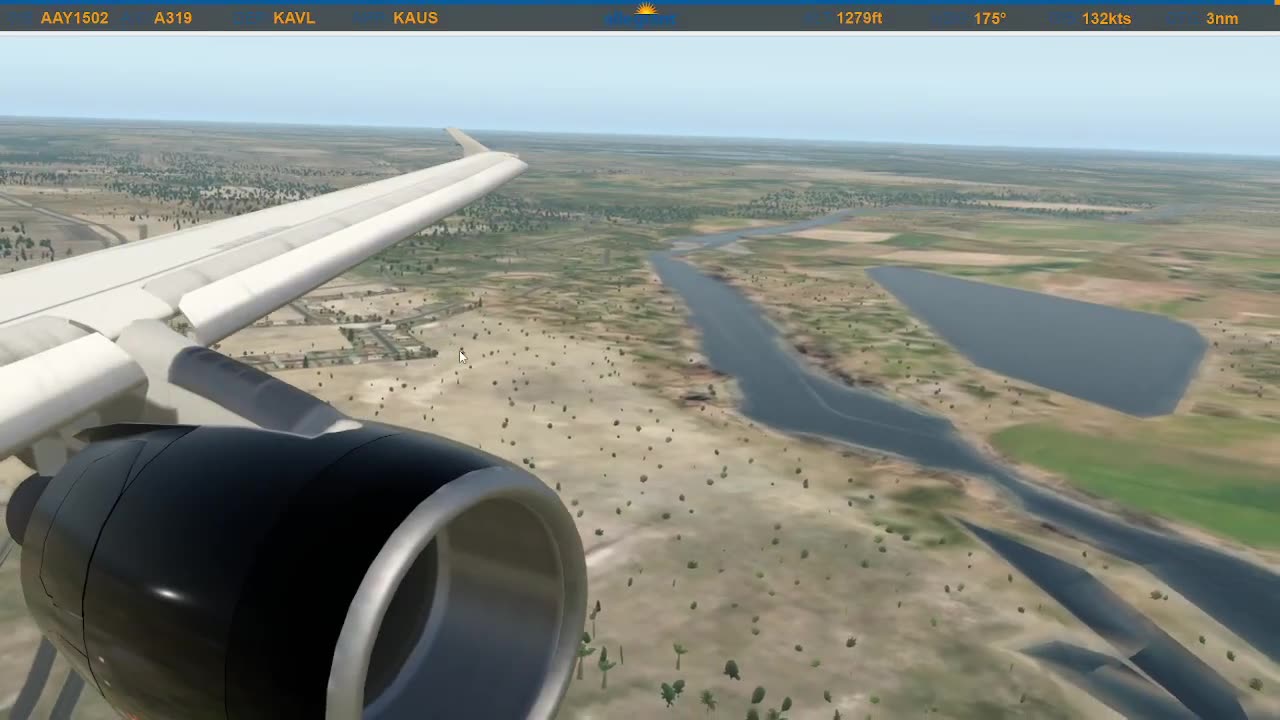 Landing in Austin (KAUS)