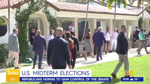 Donald Trump teases presidency run as midterm election voting begins | 9 News Australia