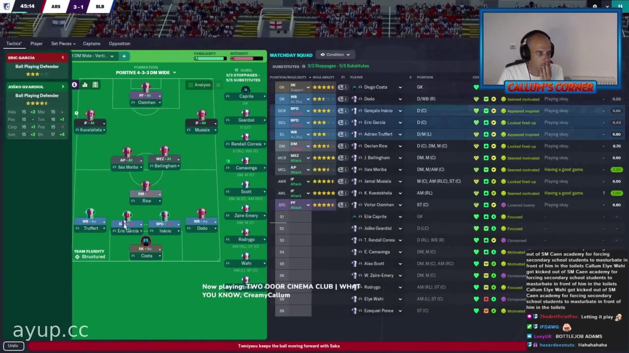ayupcc - Callum's Corner - 30/06/23 - Football Manager & Chat