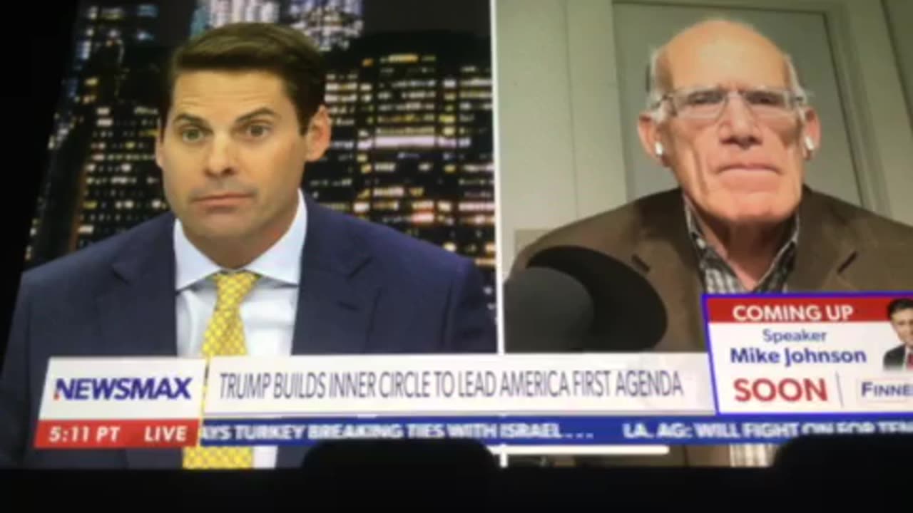 Newsmax Finerty show & victor Davis Hanson & Matt Gaetz USA 🇺🇸 attorney general