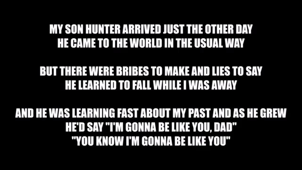 "Crack in the Cradle" song. This one is hysterical too!