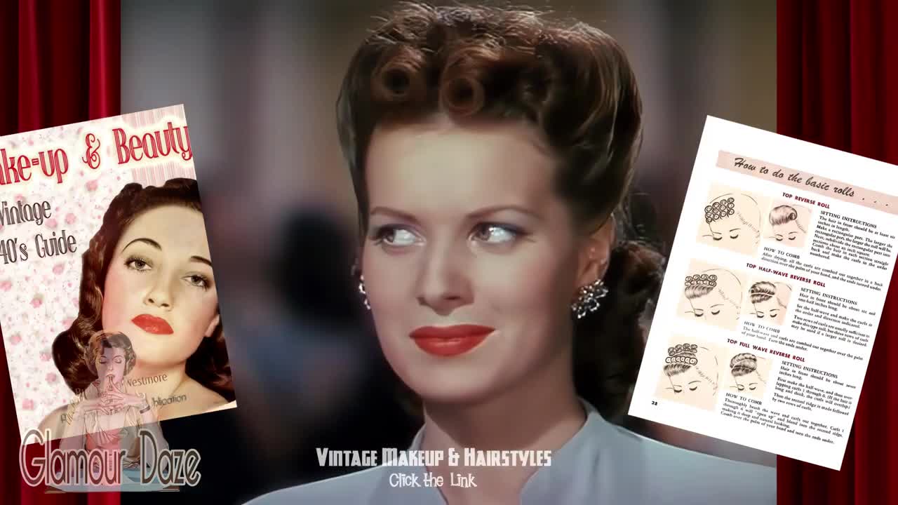 Vintage Makeup & Hairstyle Tutorials from Glamourdaze