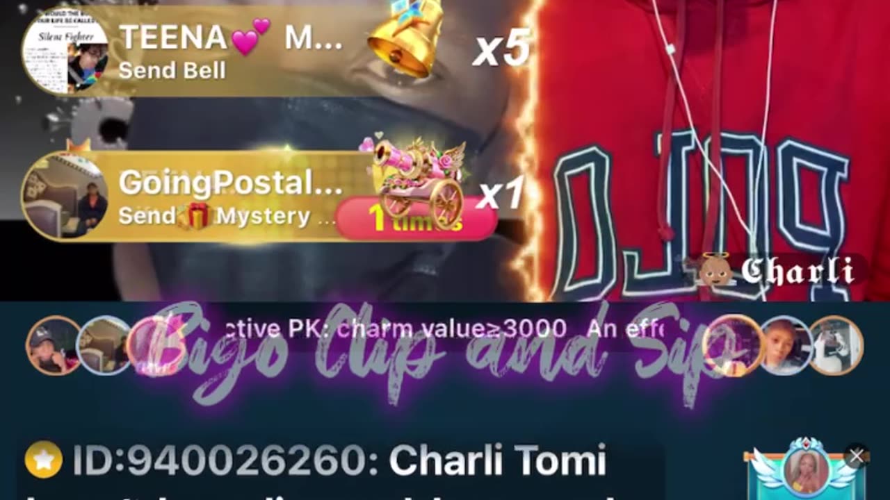 MessyCaller apologies to Charlie who was playing in his face 7/1/24 #bigoclipandsip