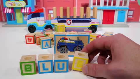 Best ABC Learning Toy Video for Toddlers! Paw Patrol Letter Blocks for Kids!