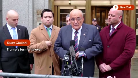 'I have no cash,' Rudy Giuliani says after leaving NY court