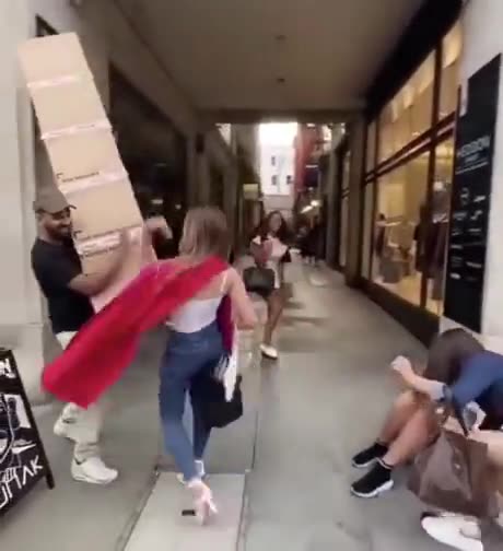 Street Pranks! Her Reaction Was Epic! #pranks #prankshorts