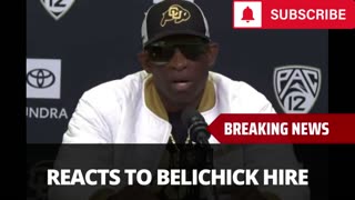 Deion Sanders Reacts To UNC Bill Belichick Hire