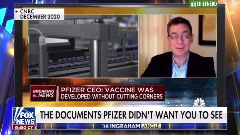 Ingraham Angle: 'The Documents Pfizer Didn't Want You To See!'