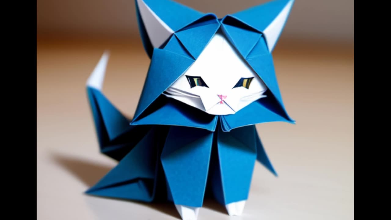 Origami Cat Picture ☯️
