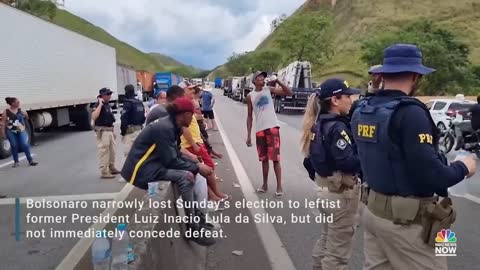 Brazilian Truckers Create Multiple Blockades In Support Of Bolsonaro