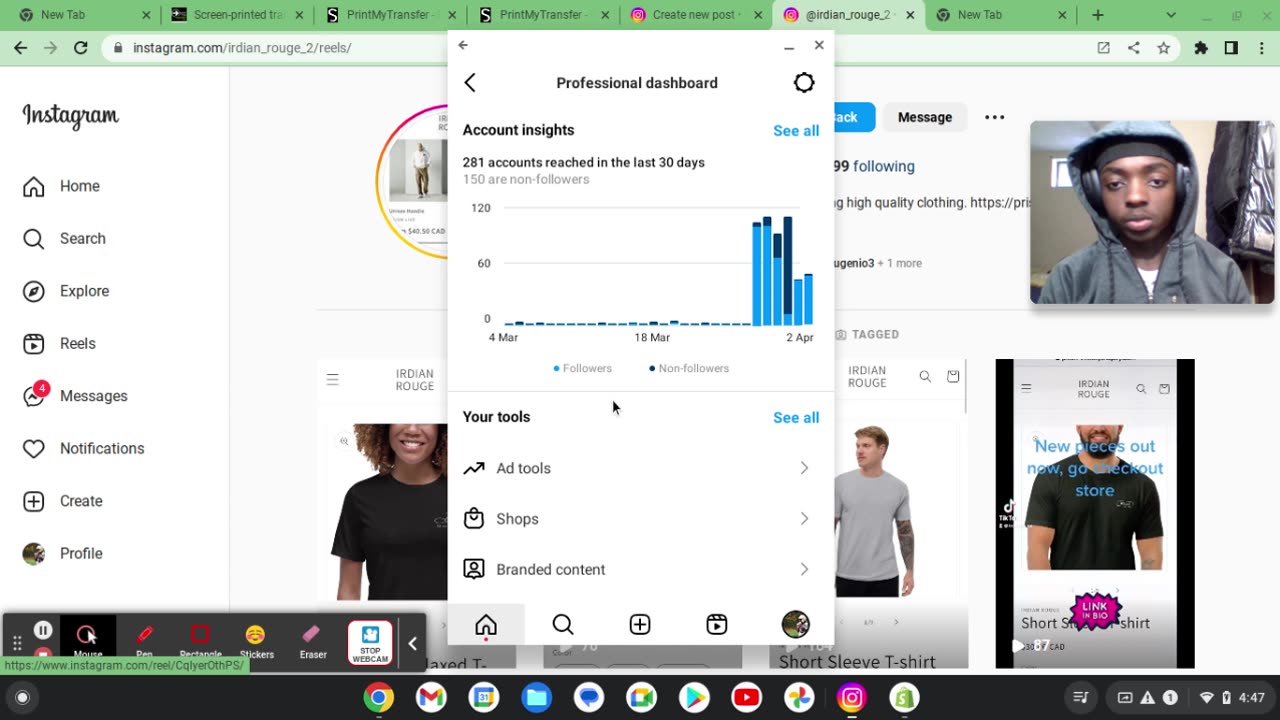 Shopify update