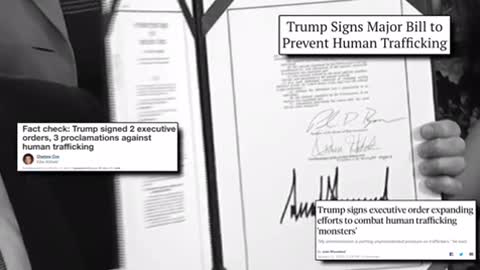 Trumps Fight Against Human Trafficking