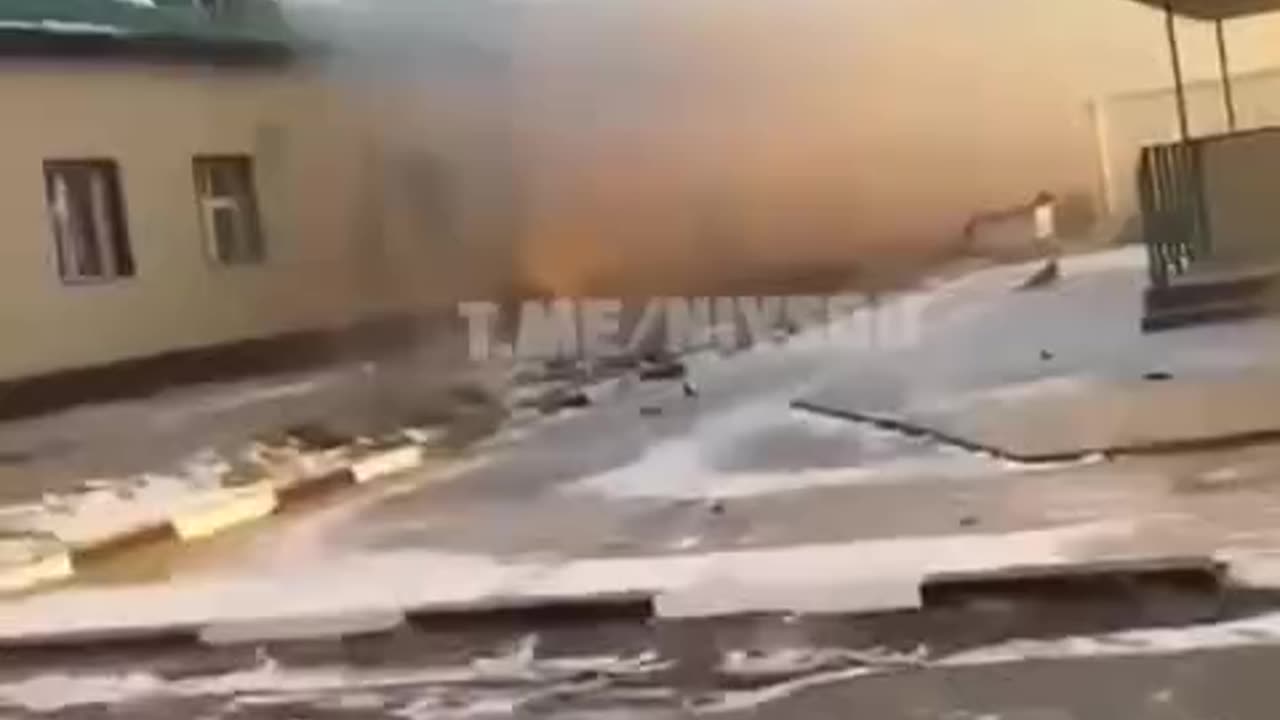Grozny. Arrival of Ukrainian drones. 2