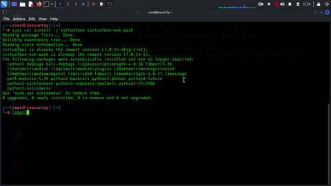 how to install virtulbox in kaliluinx