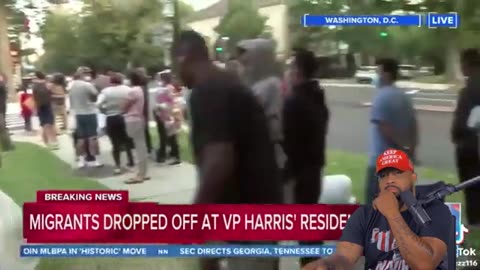 Migrants DROPPED OFF At "Border Czar" Kamala Harris' HOUSE!