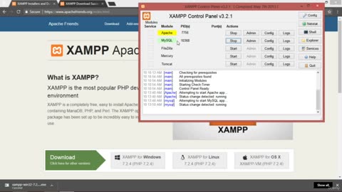 5. Installing XAMPP - Windows users