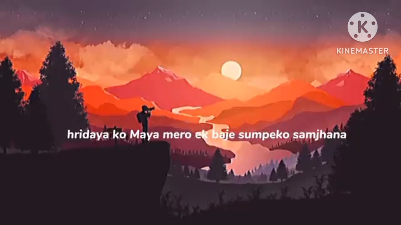 Nepali lyics song 🎵 ♥️ #Nepali #viral