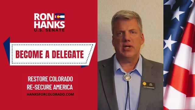 Become a Delegate for Ron Hanks