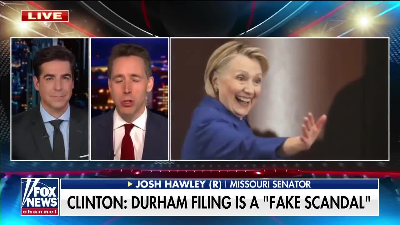 Sen. Hawley: The Clinton Campaign Was a Criminal Enterprise