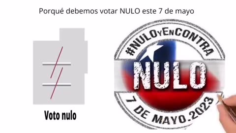 por qué si ganara la opción NULO sería el triunfo del pueblo en próximo el plebiscito