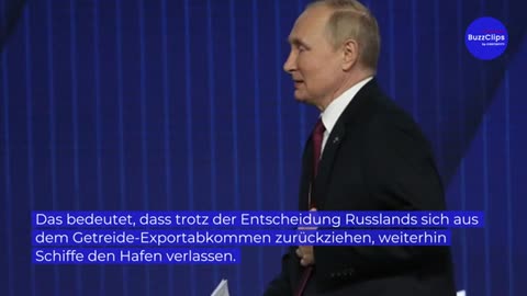 Getreide-Exportabkommen Schiffe verlassen Hafen in Ukraine