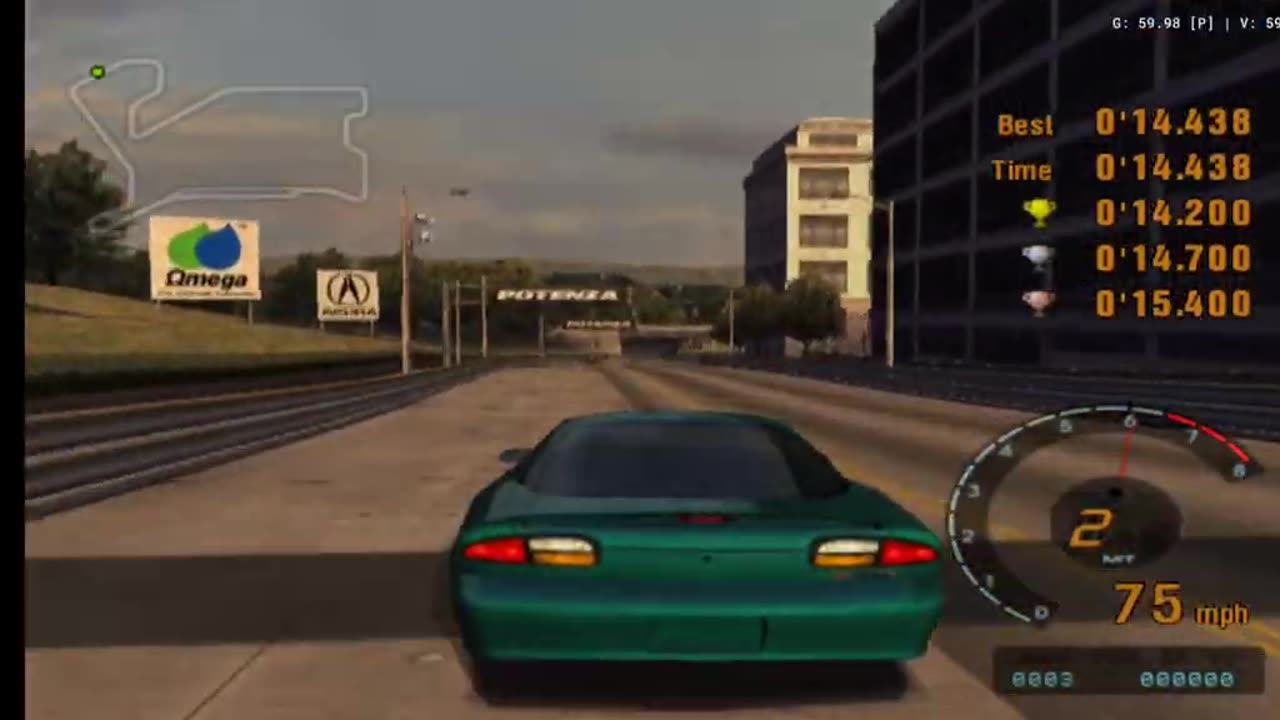 Gran Turismo 3 - License Test A-7 1st Try(AetherSX2 HD)