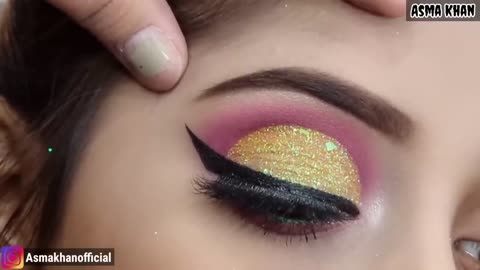 Glamour eyes makeup