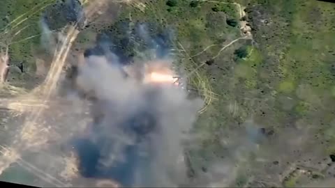 Russian MRLS(3) Caught Out in the Open