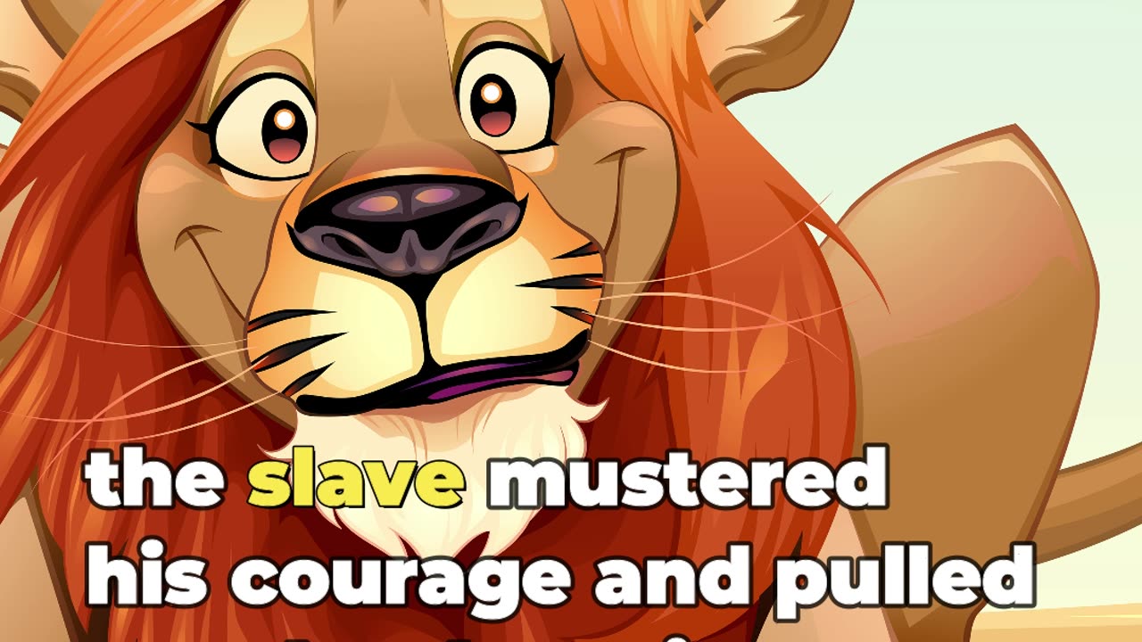 A short story of lion and a slave