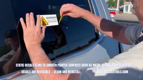 EV Safety and Warning Decals